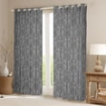 thumbnail image 2 of Feelyou Damask Black Out Curtains, Sliver Hippie Dragonfly Curtains Pack of 2 (42x63 Each), 2 of 6