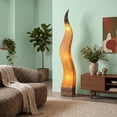 thumbnail image 2 of Eangee Flame Giant Floor Lamp Orange, 2 of 5