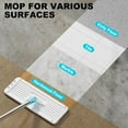 thumbnail image 2 of Mop and Bucket Set with Wringer, Dry & Wet Wall Mop Cleaner with Long Handle, Flat Squeeze Spin Dust Mop for Household Floor Cleaning with 4 Microfiber Mops, Turquoise-Cyan, 2 of 8