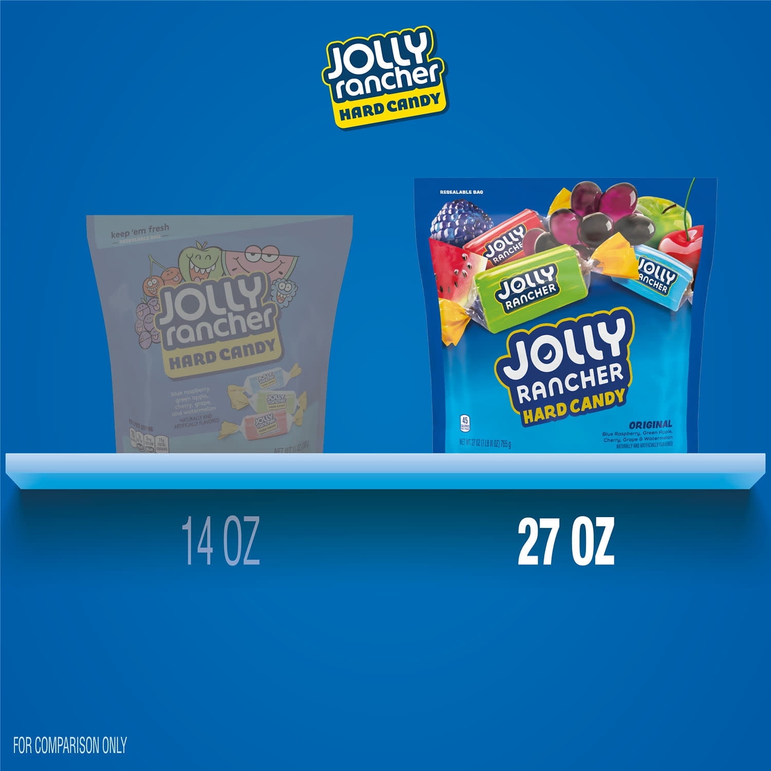 Jolly Rancher Original Fruit Flavored Hard Candy, Bag 27 oz - 3 count