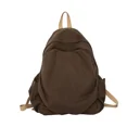 thumbnail image 3 of Nuevos bolsos de hombro arqueados de moda para mujer, gran oferta 2024, mochilas unisex de espalda blanda sólidas, mochila informal de nailon con cremallera, 3 of 5