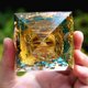 thumbnail image 3 of Decorativa Estatuilla de decoración de arte de oficina en casa de curación de meditación de pirámide de cristal (E) Tmvgtek Decoración hogareña, 3 of 7