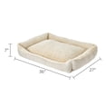 thumbnail image 2 of Vibrant Life Large Luxe Cuddler Dog Bed, Cream, 27" x 36", 2 of 6