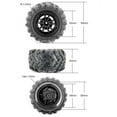 thumbnail image 3 of maytalsoy 4pieces 12mm Hex Monster Truck Wheel Tires For 1/16 SCY HBX Hyper Go Rc Rc Car Wheel Tire, 3 of 6