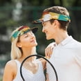 thumbnail image 6 of Gaeub Vintage Beach Sunset Printed Sport Sun Visor Hats ,Adjustable Empty Top Sunscreen Visor Cap for Women and Men, 6 of 7