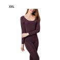 thumbnail image 4 of Guardurnaity Ropa de abrigo, ropa interior de invierno, camisa térmica, multicolor, a la moda, suave, flexible al tacto, accesorios para mujer, ropa femenina Ropa interior Café XXL Guardurnaity AP013669-07, 4 of 6