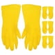 thumbnail image 1 of 4 pares de guantes de cocina, limpieza, lavado, trabajo, guantes de PVC, guantes para lavar platos, guantes de lavado, 1 of 5