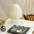 thumbnail image 4 of Japanese Rice Paper Lantern Led Table Lamp Living Room Bedroom Bedside Study Hotel Homestay Tripod, 4 of 5