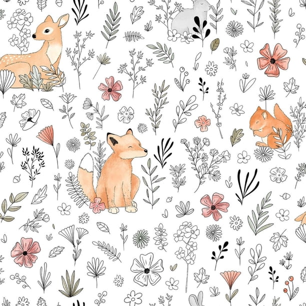 Muriva - Papel Tapiz Texturizado My Kingdom Happy Coppice (Blanco, Verde, Marrón)