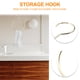 thumbnail image 2 of Round Metal Hangers Bikini Hangers Simple Belt Ring Hanger Scarf Hanger for Bedroom Closet(Golden), 2 of 5