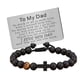 thumbnail image 2 of Pulsera de Cuentas de Piedra Hecha a Mano Strade Fareast Limited 8mm Ajustable con Tarjeta Grabada, 2 of 8