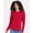 White, variant on Next Level B04418508 Women Cotton Relaxed Long Sleeve T-Shirt, Black - 3XL