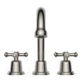 thumbnail image 2 of Vanity Krafters Widespread Bathroom Faucet with Drain Kit Included in Brushed Nickel, VK-CWF039-SS, 2 of 7