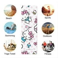thumbnail image 3 of Hello kitty Quick Dry Towel Gym Towel Large Size Extra Soft for Sports Gym, Sports, Exercise 35" x 12" Quick Dry Towel, 3 of 5