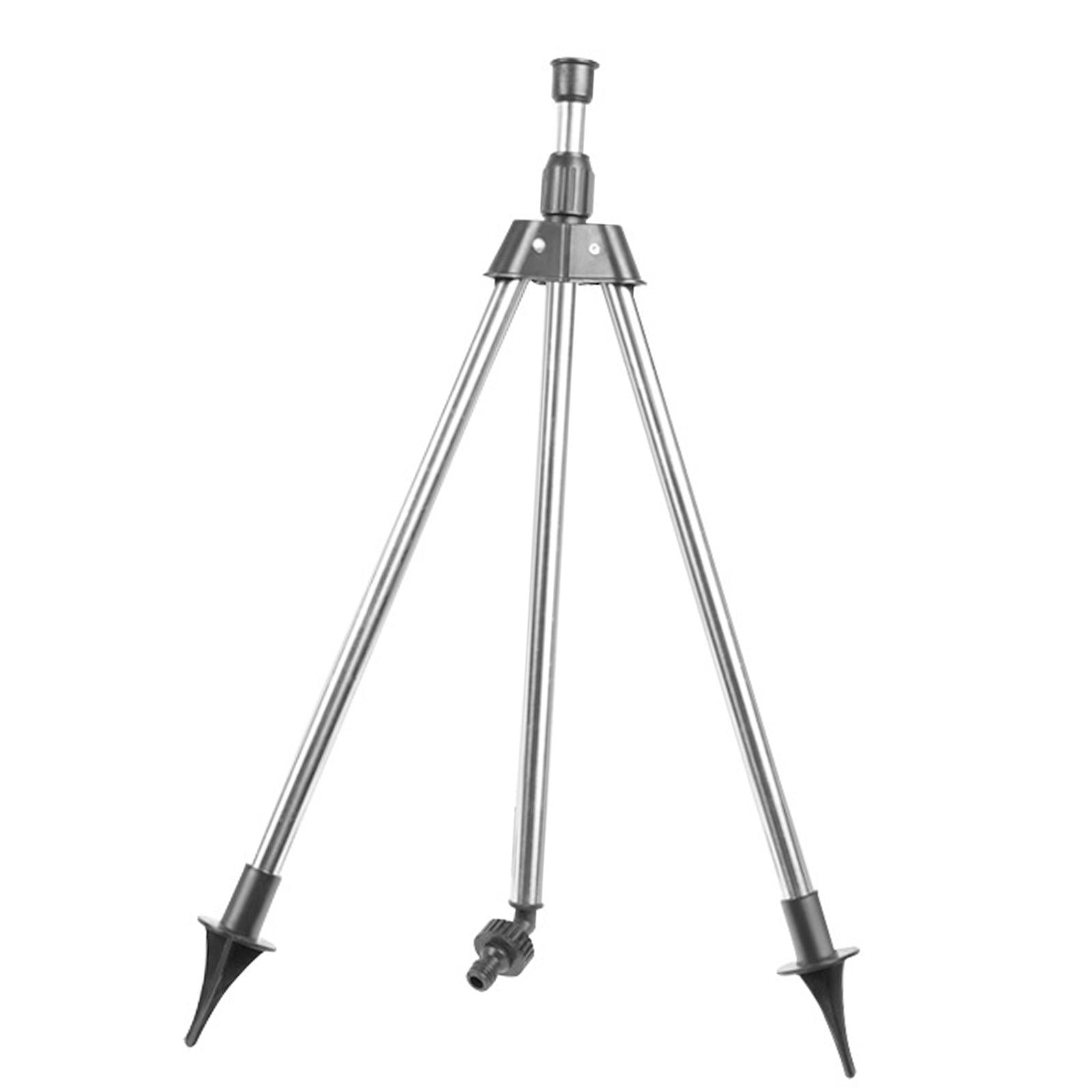 Nishiyuenyi Adjustable Impact Traveling Sprinkler Tripod Base Stainless Steel for Yard Plant