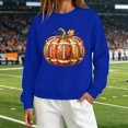 thumbnail image 7 of LIZUOJUN Crewneck Sweatshirt for Women Oversized Pullover Football Pumpkin Graphic Long Sleeve Casual Game Day Outfits for Women Fall Halloween Cozy L, 7 of 7