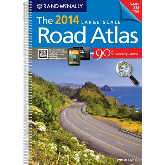 Pre-Owned Rand Mcnally Large Scale Road Atlas 2014: United States Paperback