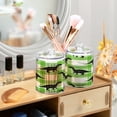 thumbnail image 2 of Ryvnso 2 Pack Qtip Holder Organizer Dinosaur on Checkered Bathroom Cotton Swabs Cans Storage Canister, 2 of 7