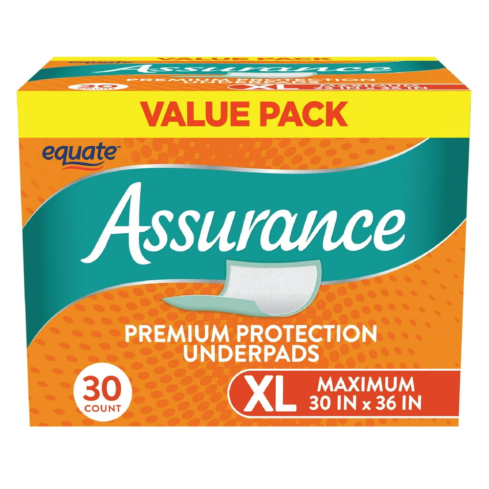 Equate Assurance Maximum Absorbency Unisex Premium Underpad