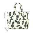 thumbnail image 3 of YiJuHui Waterproof Oversized Beach Tote Bag for Women with Zipper Pockets, Large Canvas Tote for Travel, Pool, Gym, Shopping and Vacation, Sandproof Carryall Bag, 3 of 6