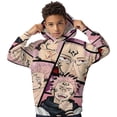 thumbnail image 2 of Sukuna Jujutsu Kaisen Hooded Sweatshirt Graphic Printed Long Sleeves Pullover Hoodies, 2 of 8