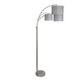 thumbnail image 5 of LumiSource 84" Metal Floor Lamp with Three Lights & Linen Shades Brushed Nickel w/ White Shade, 5 of 5