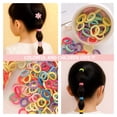 thumbnail image 3 of 500 Pack Baby Hair Ties for Toddlers and Girls, Soft Elastic Ponytail Holders in 5 Color Themes, 3 of 7