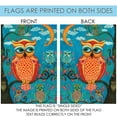 thumbnail image 4 of Toland Home Garden Wise Guys Bird Owl Flag Double Sided 12x18 Inch, 4 of 5