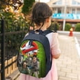 thumbnail image 5 of Ghostbusters Schoolbag Backpack Lightweight Daypack Adjustable Satchel Bookbag Shoulders Rucksack Travel Bag, 5 of 6
