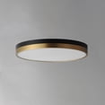 thumbnail image 3 of Dapper 1 - Light Black And Antique Brass Multi Color Modern / Transitional - LED Steel Flush Mount Light, 3 of 4