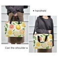 thumbnail image 6 of FORMRS 16" Laptop Bag Carrying Sleeve Case with Handle Travel Shoulder Briefcase, Candy Lemon, 6 of 8