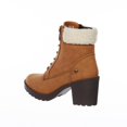 thumbnail image 4 of Botines Mujer Tacón Ancho Tipo Piel Casual Cómodo Camel amarillo 25 Incógnita 020D1E, 4 of 5