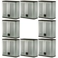 thumbnail image 1 of Suncast Armoire de Rangement Murale de Garage à Étagère Unique en Résine de 4 Pieds Cubes (Lot de 8), 1 of 6