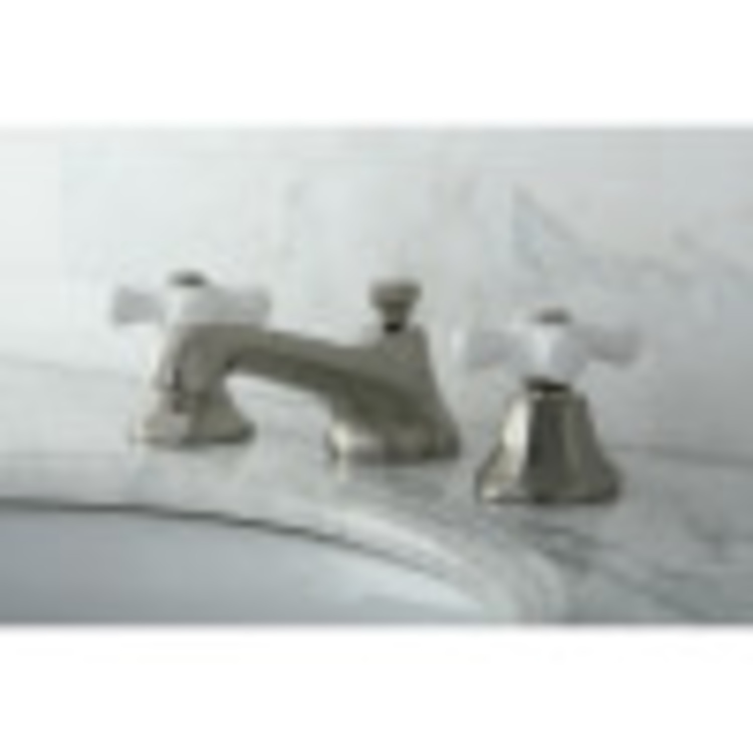 Kingston Brass KS4468PX 8 in. Widespread Bathroom Faucet, Brushed  