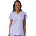 thumbnail image 1 of Maevn Womens EON V-Neck Pocket TopLavender, X-Small, 1 of 2