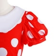 thumbnail image 4 of Girl Minnie Cosplay Costume Polka Dots Fancy Dress Up Kid Birthday Party Tulle Dress, 4 of 7