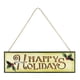 thumbnail image 1 of Inteprter Letrero de madera, luz LED de Navidad, colgador de saludo para Festival, suministros de decoración de ventanas, colgante para puerta, patio, Kits de decoración para fiestas Tipo 1 Inteprter HA063965-01, 1 of 6