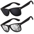thumbnail image 1 of LINVO Gafas de sol polarizadas para hombres Gafas de sol de conducción Sombras Diseño de estilo retro de los años 80 Cuadrado, 1 of 1