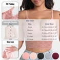 thumbnail image 3 of Njagoc3 Wireless Bras for Women Lace Beautiful Back Deep V Sling Style Casual Everyday Daily Bra, 3 of 6