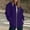 Purple, variant on BODOAO Womens Zip Up Sweatshirts Jackets Long Sleeve Casual Loose Outwear with Pockets 2025 Lightweight Comfort Soft Plus Size Jackets Black 3XL