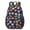 Multicolor Cat Head, variant on Space Cat and Galaxy Black Pattern 17" School Backpacks for Teens,Waterproof Oxford Fabric,S-Shape Padded Straps for School,Travel,Hiking,Camping