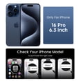 thumbnail image 2 of Funda de teléfono Mkeke para iPhone 16 Pro Magnetic Clear con MagSafe, 2 of 8