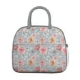thumbnail image 2 of Womens Pioneer Flower Floral Print Pattern Lunch Box for Work,Insulated Lunch Bag for Women,Loncheras Para Mujer,Leakproof Adult Lunch Bag for Work,Beach,Travel,Picnic,Camping, 2 of 7