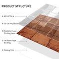 thumbnail image 4 of 10 Sheet Thicker Peel and Stick Backsplash Tile, 12"x12" 3D Self Adhesive Square Mosaic Subway Checkered Vinyl Backsplash Stick on Wall Tiles for Bathroom, Kitchen, Living Room (Orange), 4 of 10
