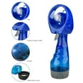 thumbnail image 4 of Office Desk Air Misting Portable Humidifier Cooling Hand Held Spray Fan Water Spray Fan Battery Power GREEN, 4 of 8