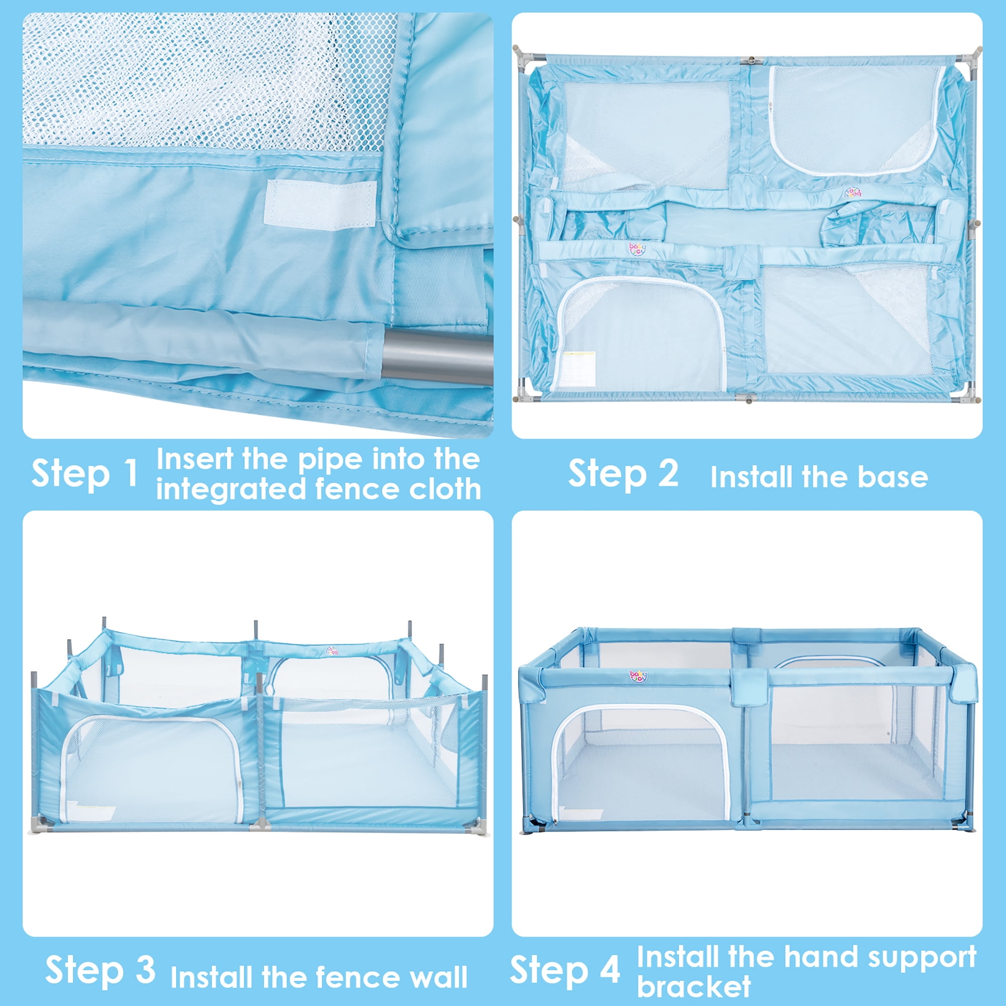 Babyjoy Playpen Extra Large Unisex Kids Baby Nepal Ubuy