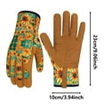 thumbnail image 2 of Gloves (Gardening) Breathable Flexible Work Hand Protective Screen Guard for Weeding Pruning in Home Garden Use, 2 of 2