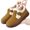 #126-Brown, variant on Women's Snow Boots - Casual Sweet & Edgy Windproof Slip-On Plush Lined Thickened Thermal Winter Boots with Fashionable Trendy Design for Autumn Winter Outdoor Comfort