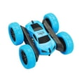 thumbnail image 1 of Blue Flip Over 4Wd Stunt Rc Car All Terrain Performance Led Light Feature Durable Rubber Wheels Remote Control Off-Road Adventure Vehicle, 1 of 8