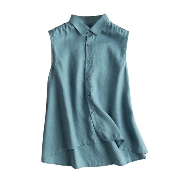 Vestidos Casuales Para Mujer, Blusas De Mujer De Moda Jersey de manga larga con cuello redondo para mujer, de lino, de longitud media, fino y liso, para primavera y verano